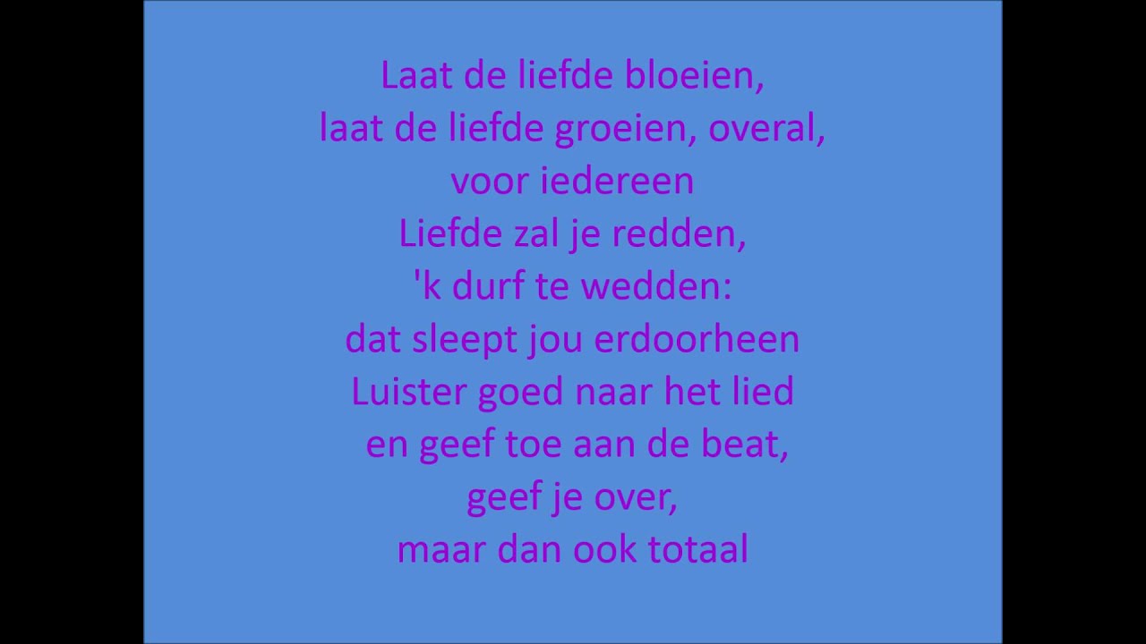 Musical Sister Act liefde alleen lyrics