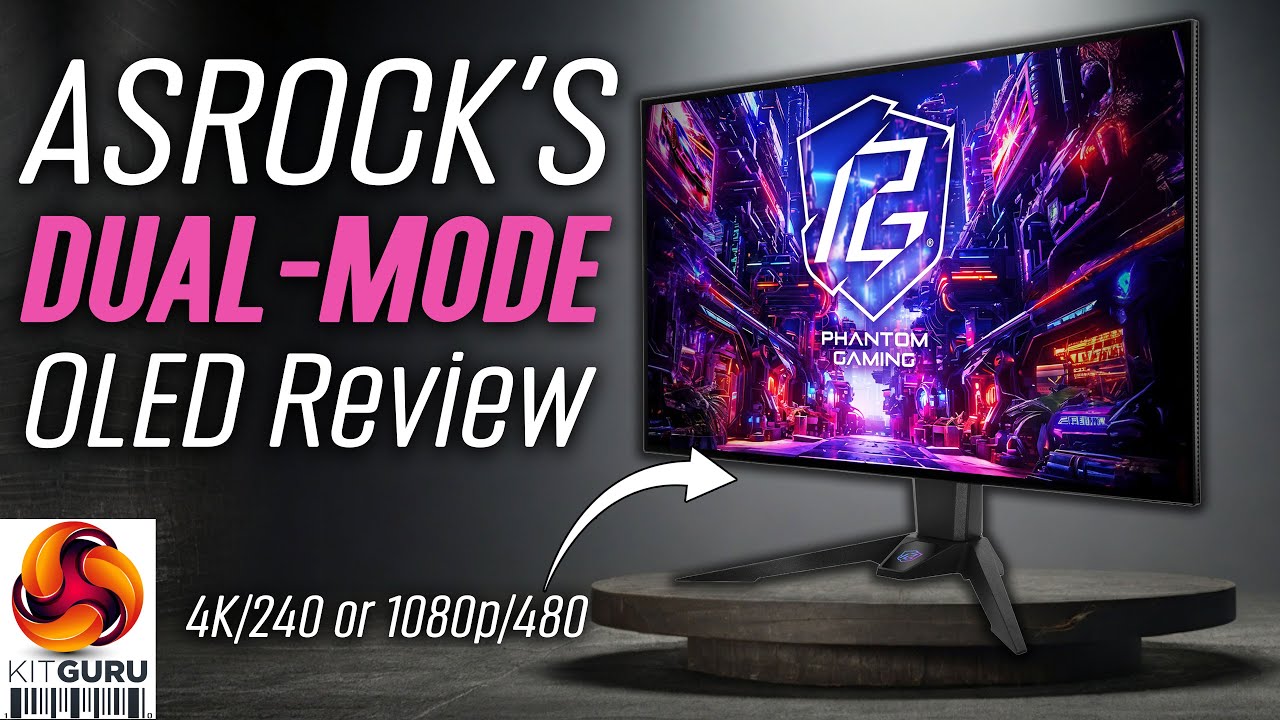 ASRock PGO32UFS: Dual-Mode 4K 240Hz / 1080p 480Hz Tested!