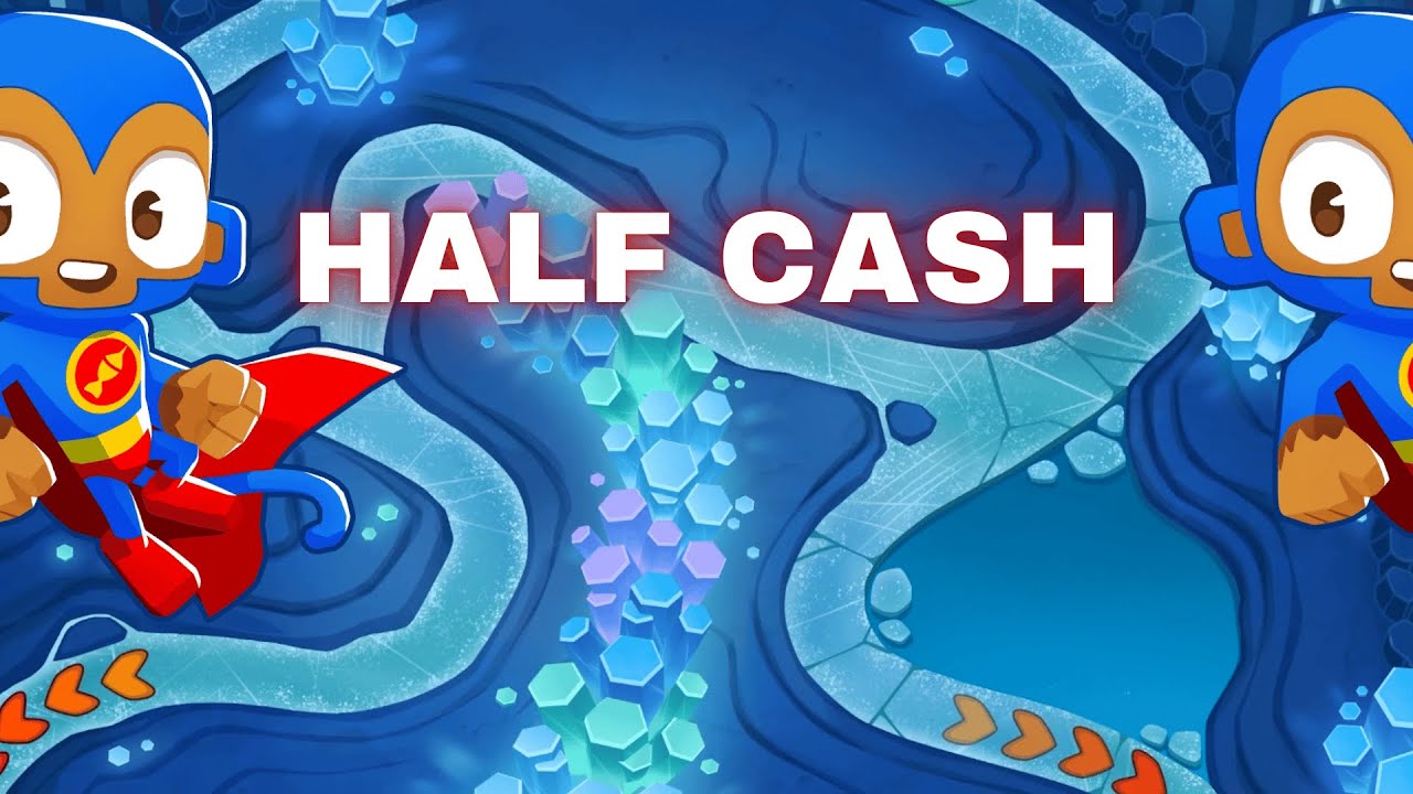 BTD6 Lost Crevasse | Half Cash Tutorial