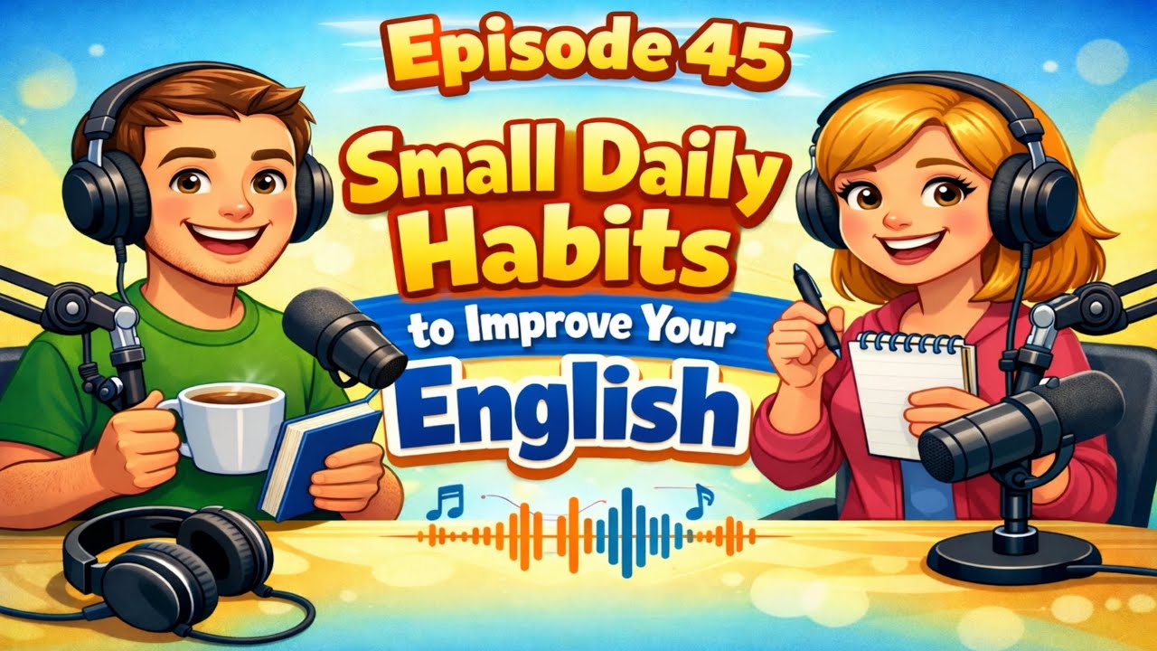 Learn English Naturally | Episode 45 | Small Daily Habits to Improve Your English | Slow English 
