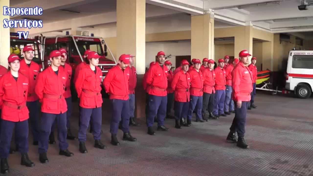 Reportagem Novos Bombeiros de 3.ª Classe dos B.V. Esposende