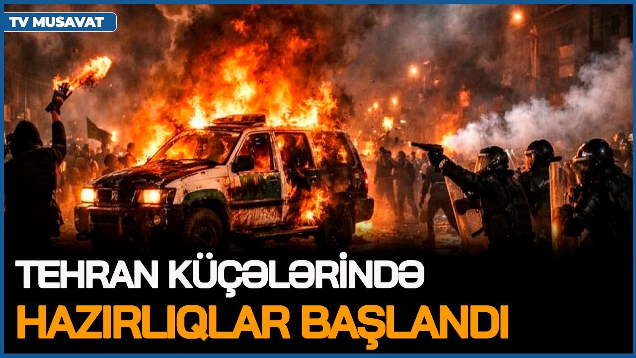 Tehran küçələrində HAZIRLIQLAR başlandı,    savaş ANONSU verildi - 