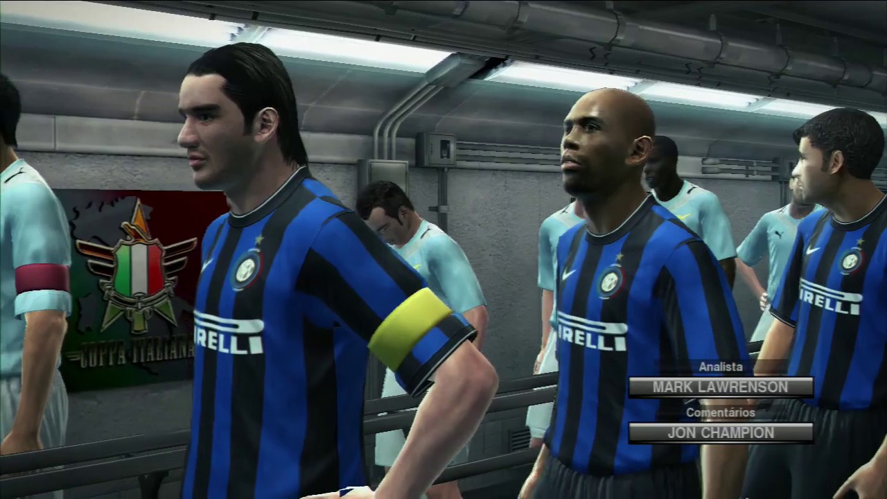 FC Inter x Lazio - PES 2010 - Master League - Copa Itália (ida) PS3