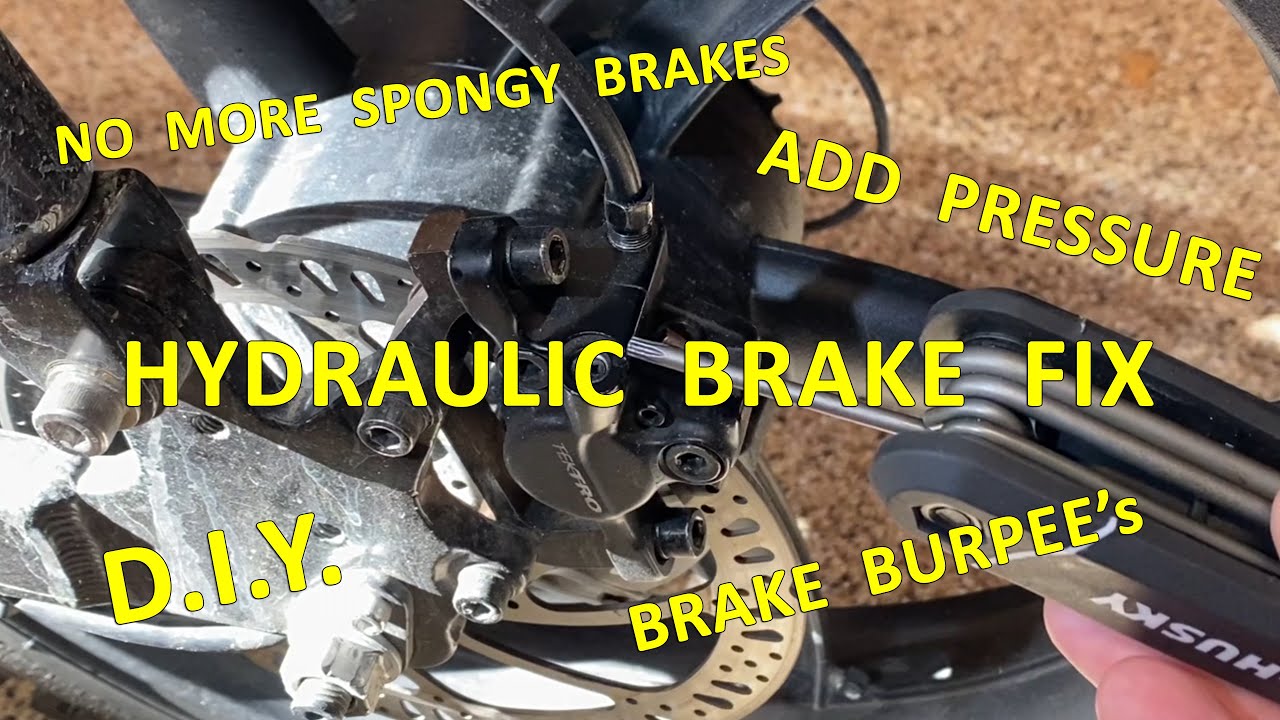 NO MESS! Easiest Quickest⌛HOW TO way to Burp your Hydraulic Brakes🛑 on a Juiced Bikes HyperScorpion