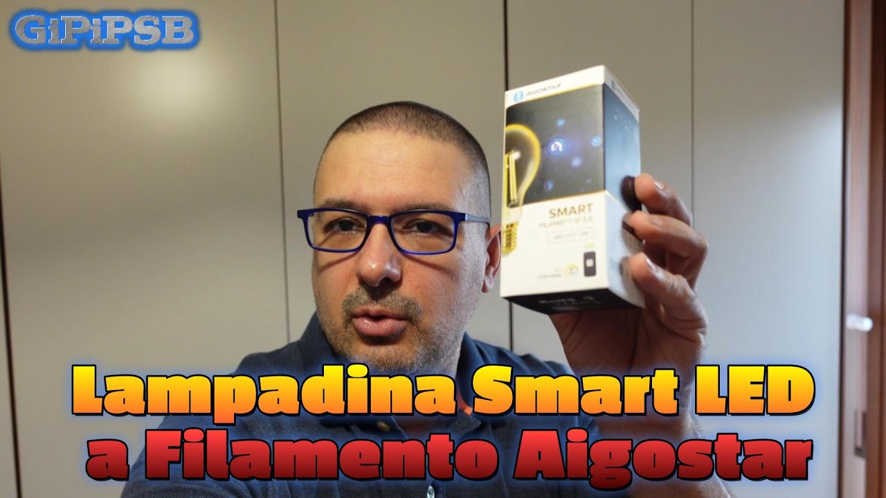 Lampadina Smart LED a Filamento Aigostar Wi-Fi + Bluetooth Comando Vocale Alexa - Domotica Facile