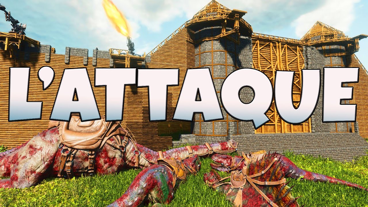 INCROYABLE attaque d'un chateau fort ! Ark Ascended PvP