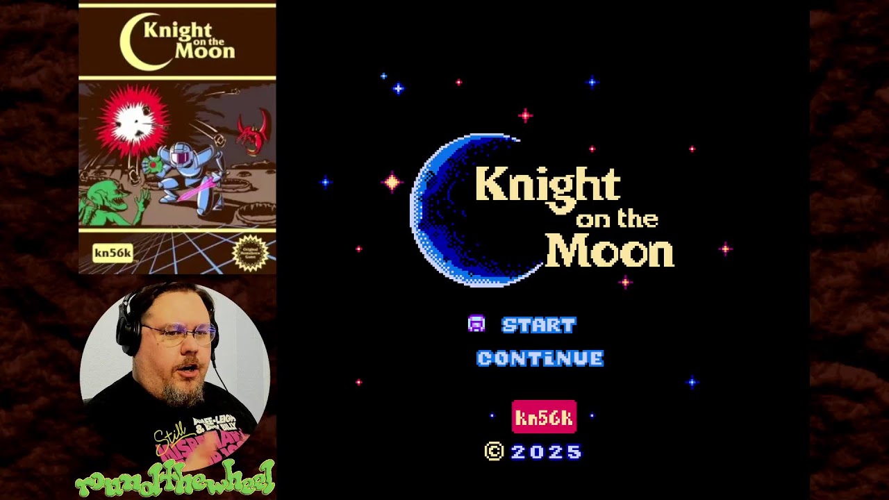 Knight on the Moon (NES game released in 2025) | Complete Playthrough (2/1/26)