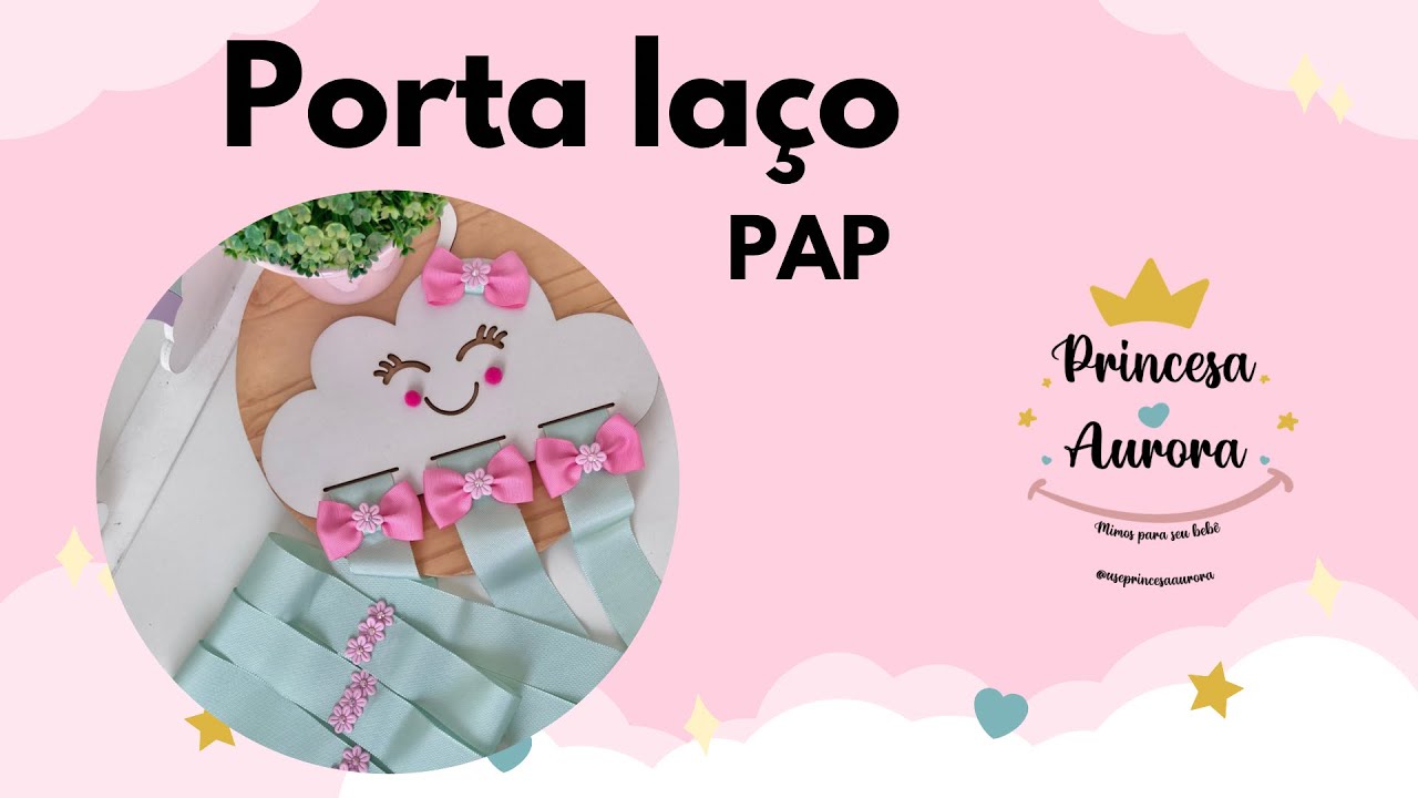 PORTA LAÇOS COM CABIDE DE MDF LINDO E QUE VENDE MUITO- PAP/DIY