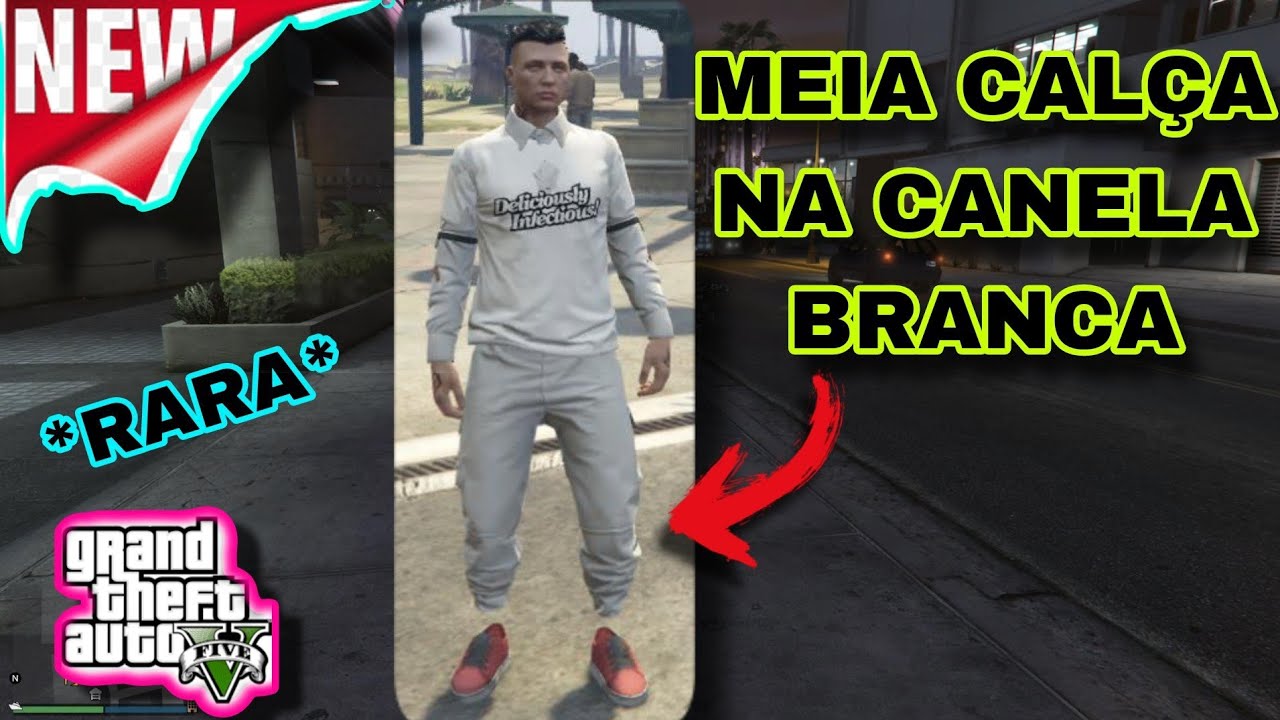 EXCLUSIVO! Como pegar a CALÇA MEIA NA CANELA BRANCA pelo CRIADOR fácil PS5, PS4 e XBOX - GTA ONLINE