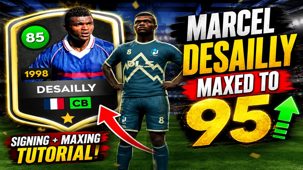 Marcel Desailly 95 Maxed! Unlocking My First Prize Ladder Agent | DLS 26