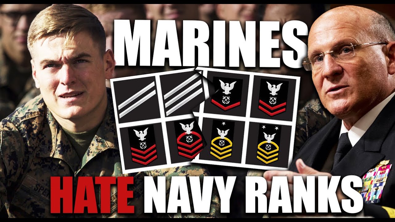 Why Marines HATE US Navy Ranks?! (It's complicated)