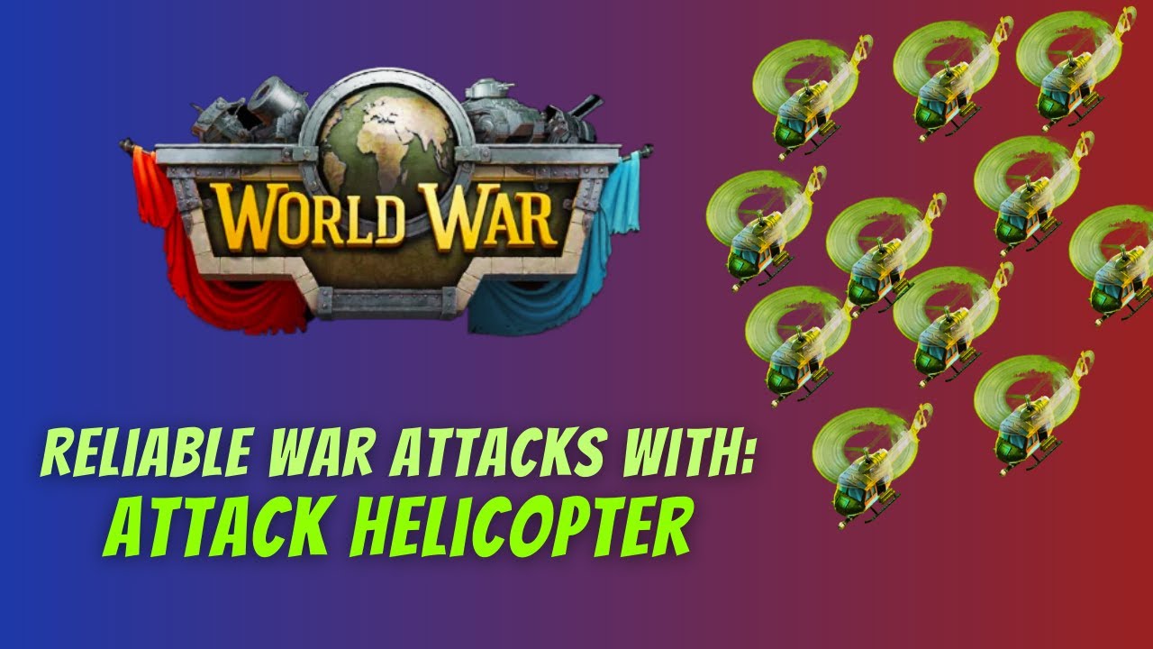 How to attack reliably in war (Attack Helicopters) | Dominations Guide