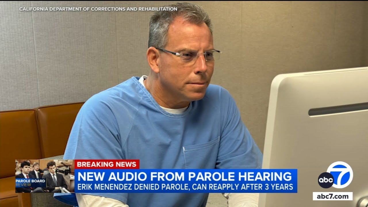 New audio released of moment Erik Menendez was denied parole