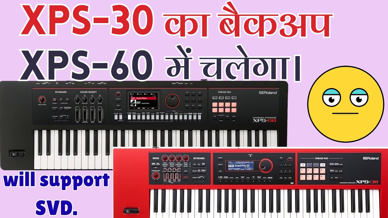 Roland Xps-30 backup work on Roland Xps-60 keyboard Yes/No?