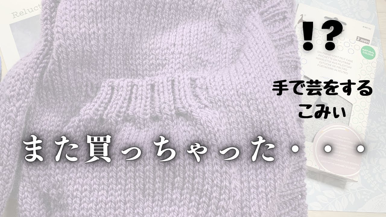 また買っちゃった・・・【本日の手芸】today's handicraft