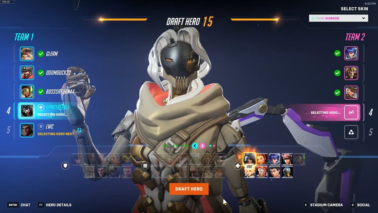 Overwatch 2 - Ana Stadium Gameplay (No Commentary)