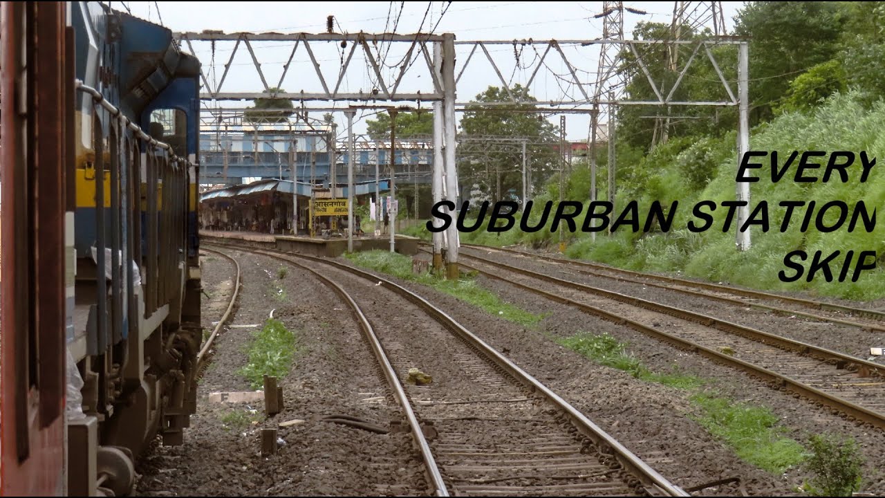 11011 CST Dhule Express | Every Suburban Station Skip | #centralrailways #indianrailways