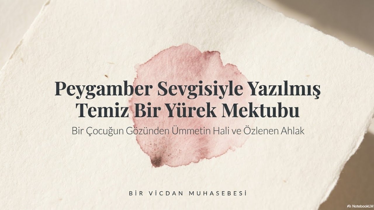 Masum bir yavru'dan yürek yakan mektup