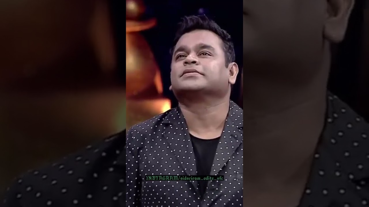 sidsriram infront of arr sir imman sir live sing ❣️ 