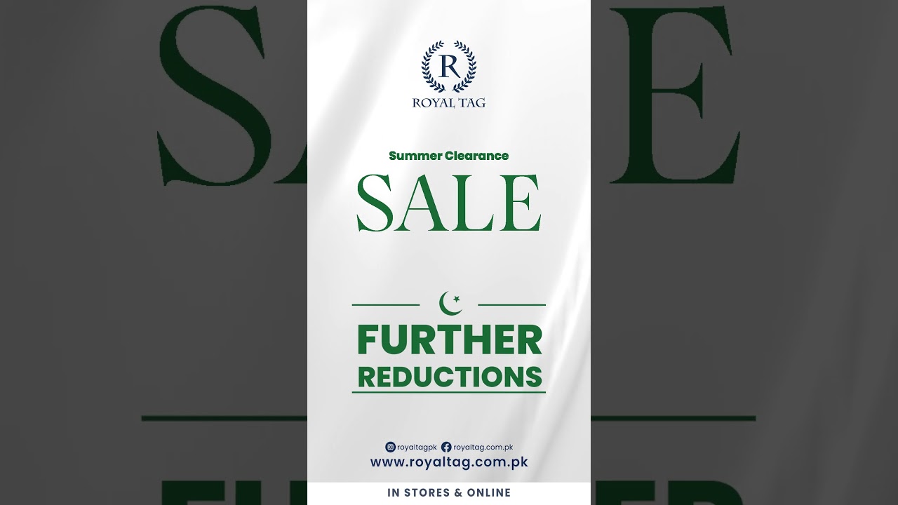 Further Reductions | Summer Clearance Sale