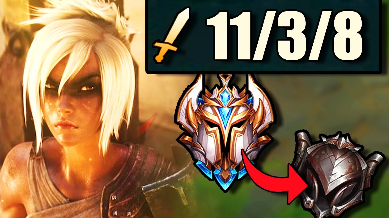 Making Challenger players look like iron as the Rank 1 Riven