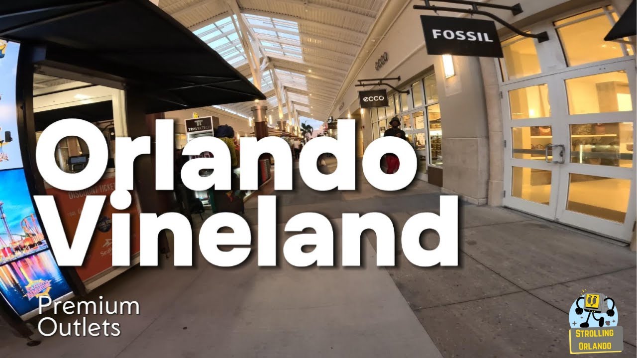 Orlando Vineland Premium Outlets | Full Walkthrough 2025 | Shopping & Ambience