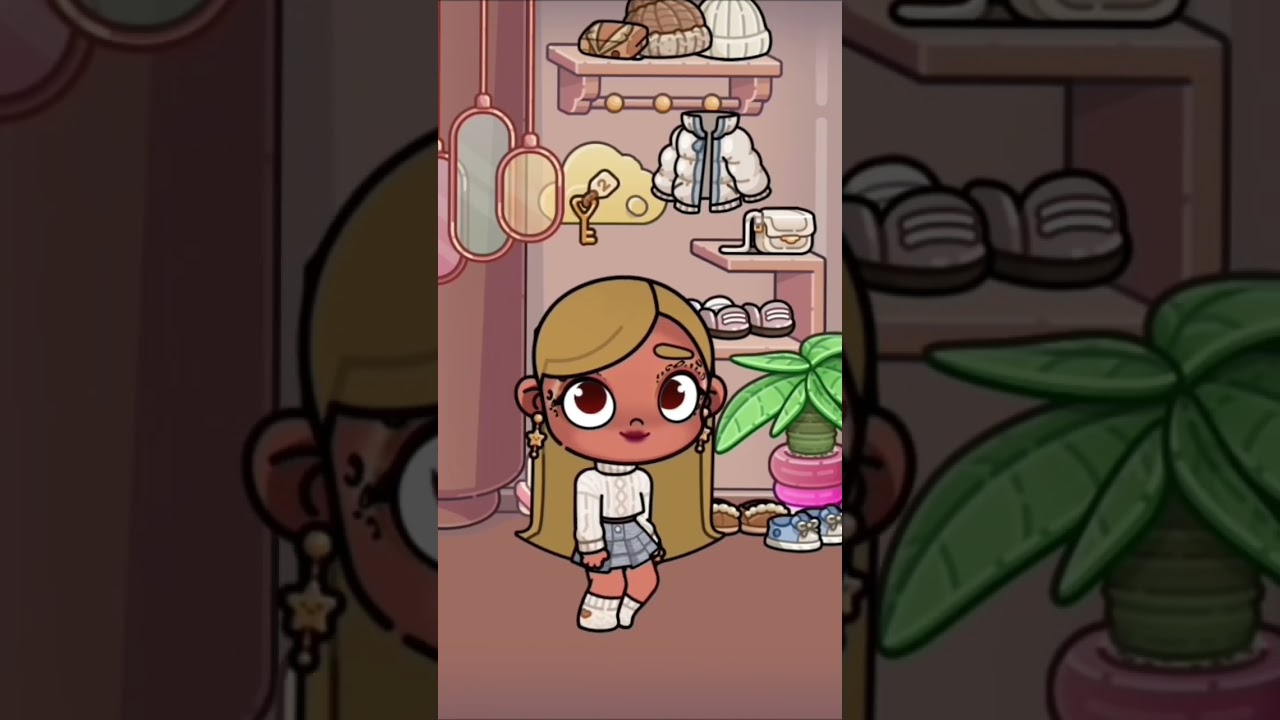 Get ready with me, my first video😊#shorts #game #avatarworld