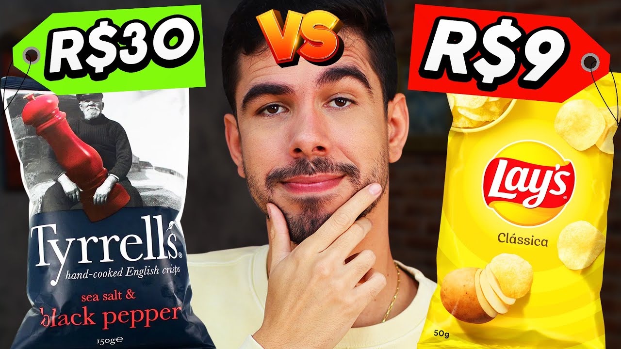 Batata Chips de RICO X Batata Chips Barata! Do mais Caro ao Mais Barato  (ft. @BalianOficial )