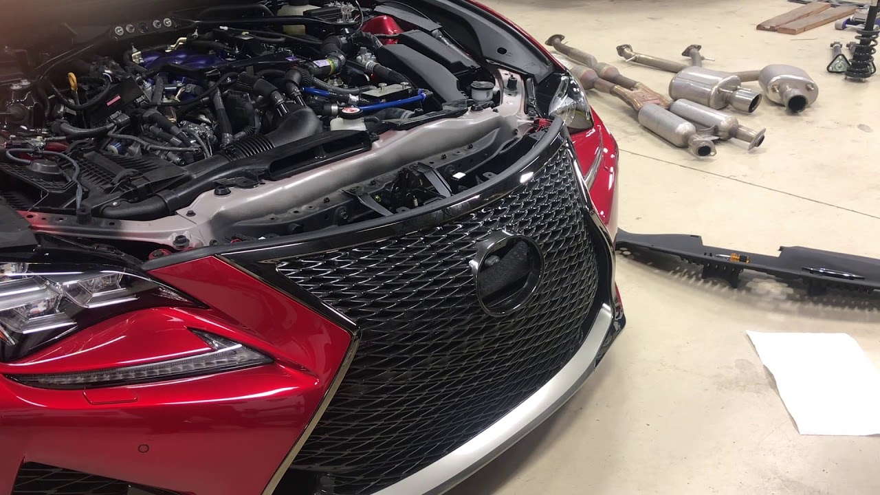 RR Racing Lexus Emblem Installation