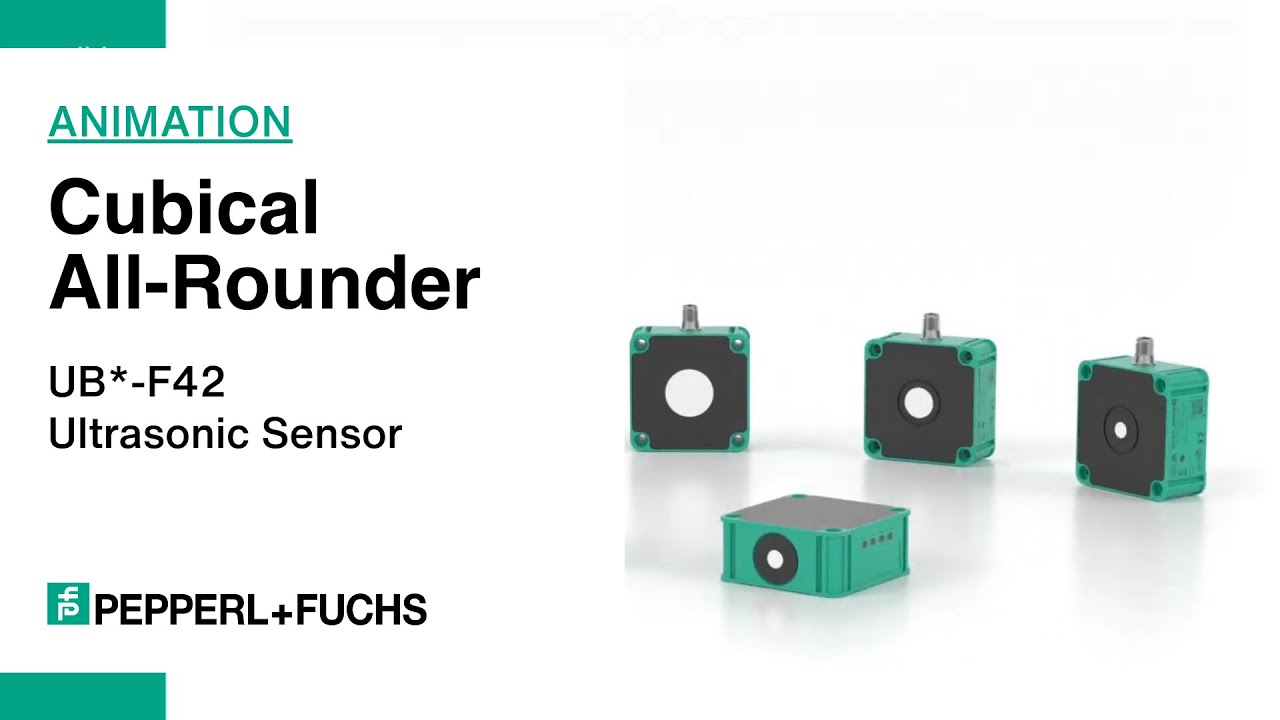UB*-F42 Ultrasonic Sensor with IO-Link: Cubical All-Rounder