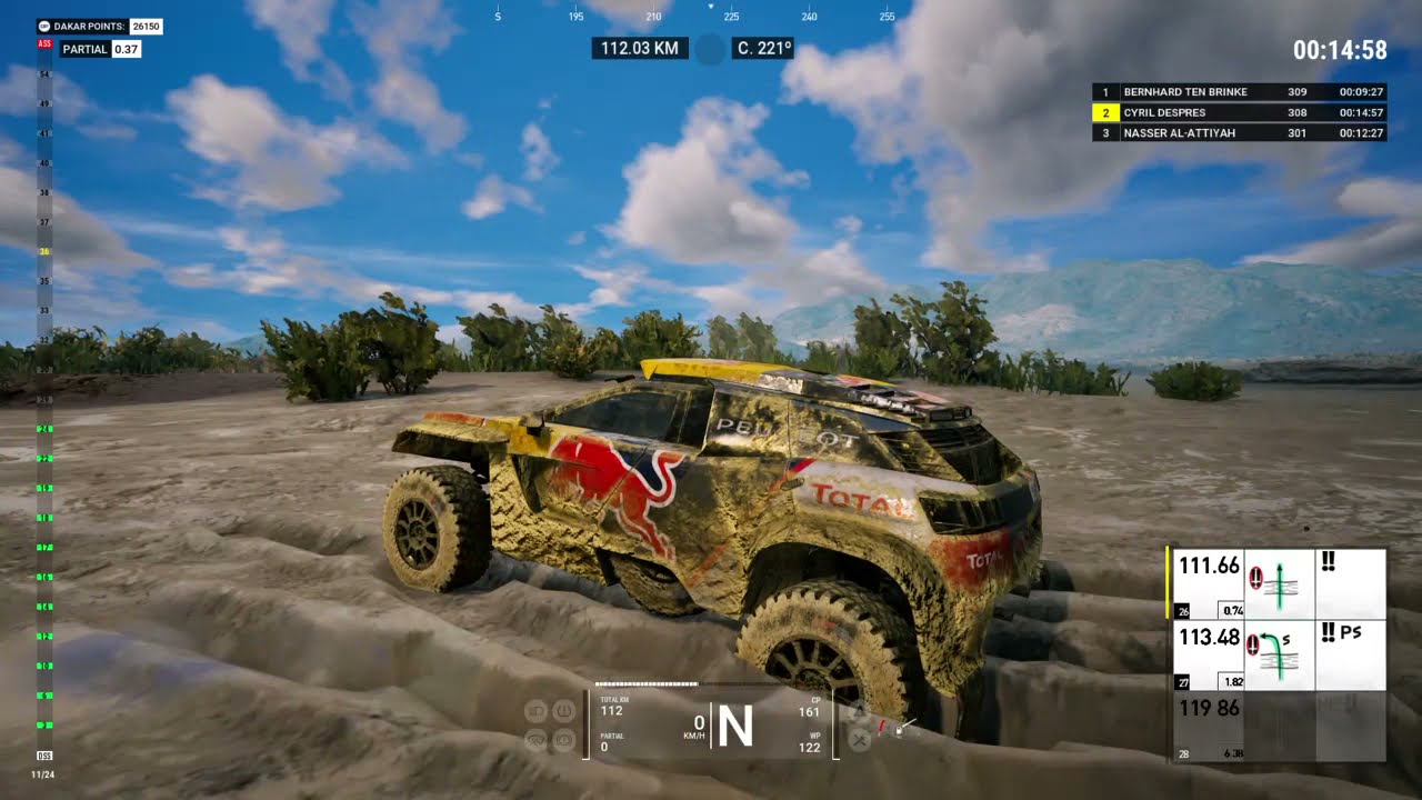 Dakar 18 stage 12 - cars Ps4
