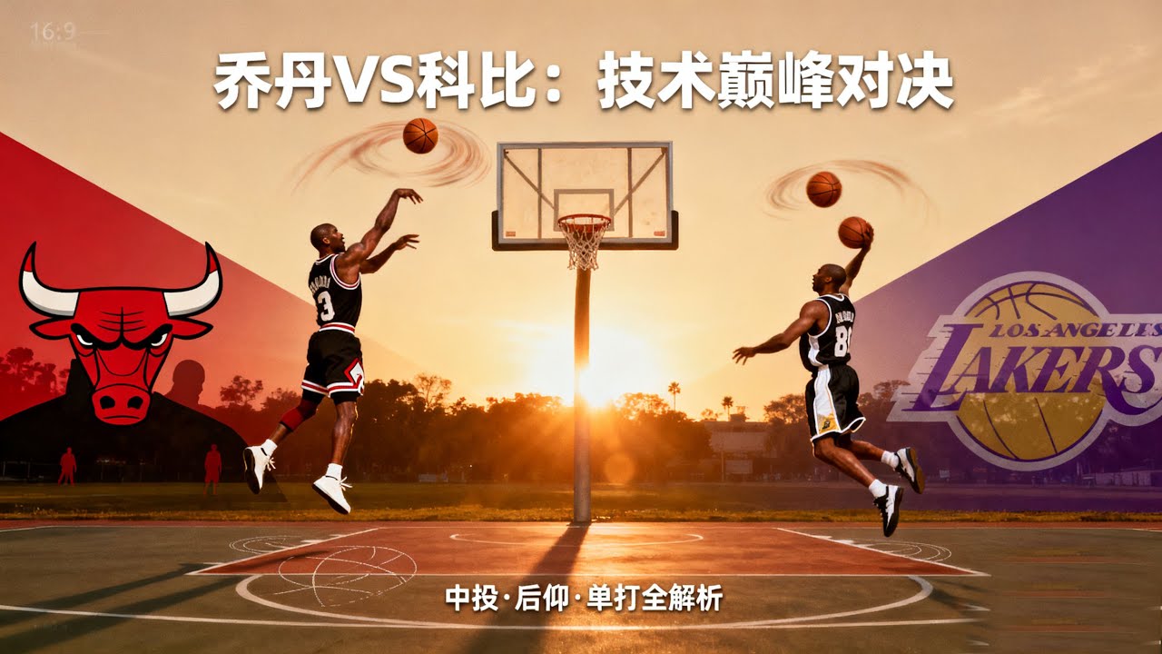 乔丹VS科比：技术打法大揭秘！谁的得分更无解