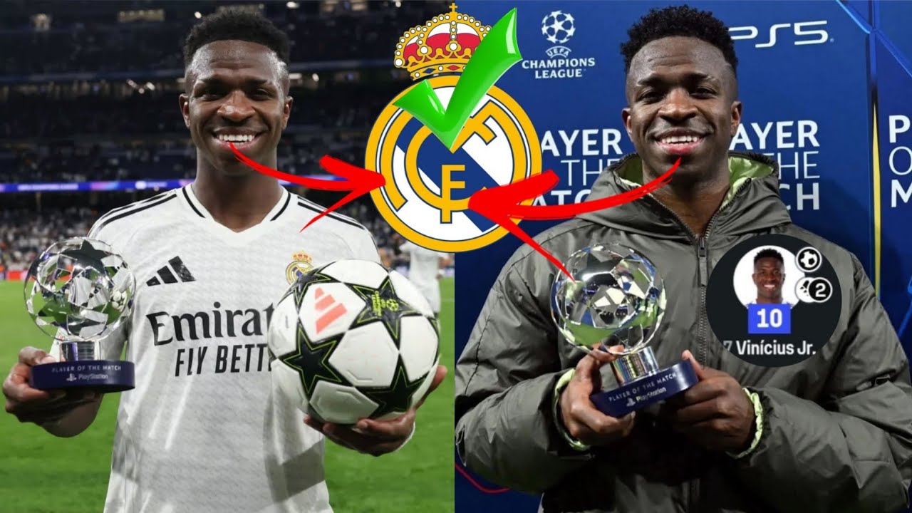 Vinicius jr se mèyè jwè real madrid sou tout fòm klike pou plis detay?