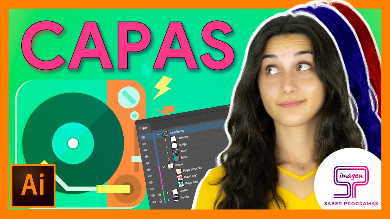 ✅ Las CAPAS en Illustrator │TRABAJAR con CAPAS correctamente