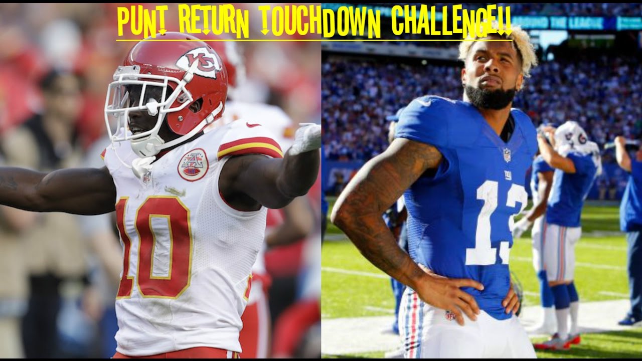 WHO CAN GET A PUNT RETURN TD FIRST?!? TYREEK HILL VS ODELL BECKHAM JR!! NO STOPPING THEM!!