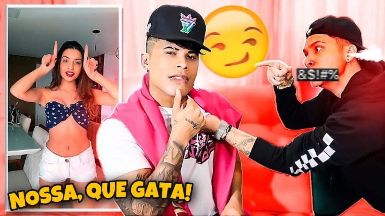 REAGINDO AS NOSSAS NAMORADAS DANÇANDO! *provoquei ciúmes no Biel*