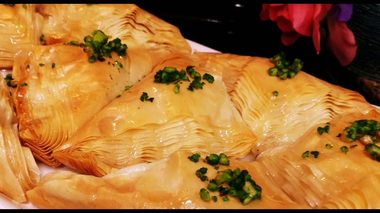 الوربات .(بقلاوه بالقشطه ) 👈بعشره دقائق 💖..The Fastest Baklava Recipe Ever