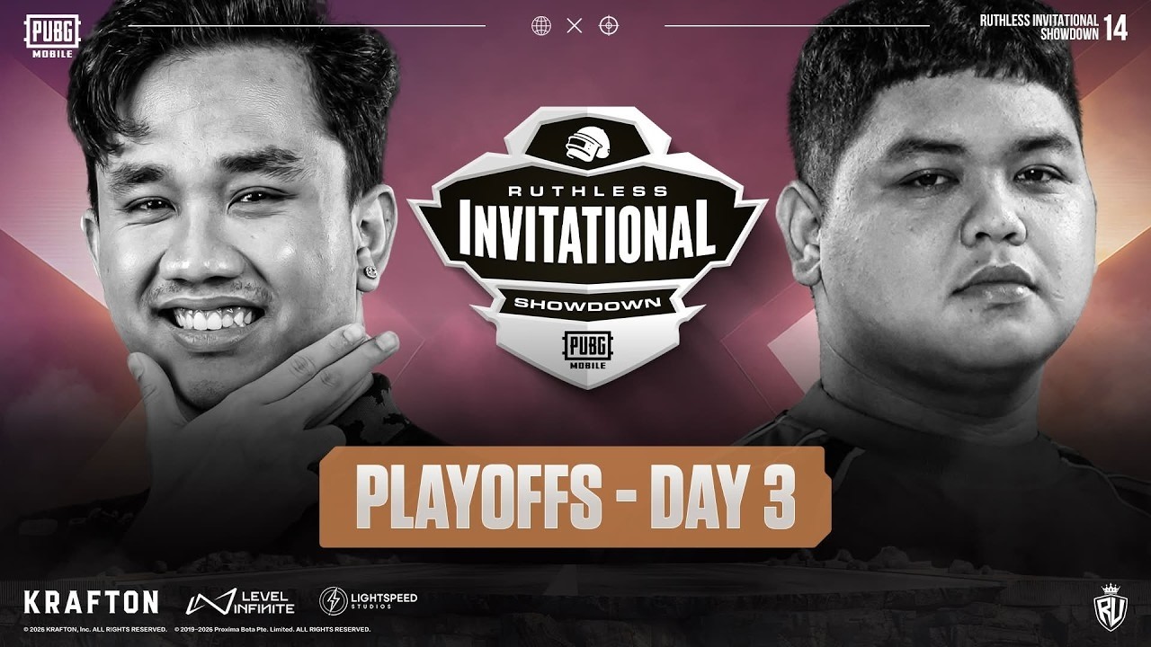 NOBAR [ID] PUBG MOBILE RUTHLESS INVITATIONAL SHOWDOWN S14 PLAYOFFS DAY 3 FT. #BTR #AE #RRQ #BOOM