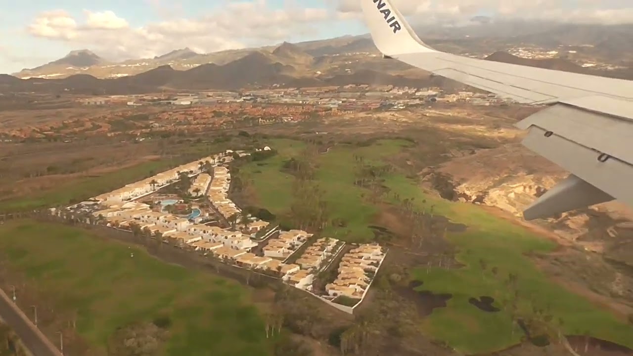 Aterrizando en Tenerife sur