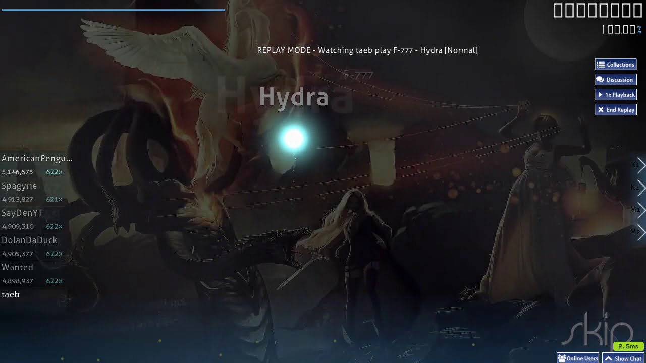 osu! - F-777 - Hydra [Normal] (by DTM9 Nowa)