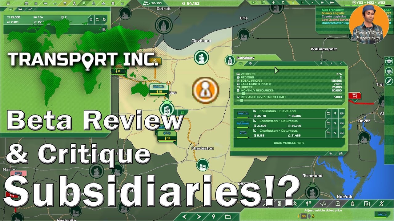 Transport Inc | Subsidiaries Beta | September Update Review and Critique