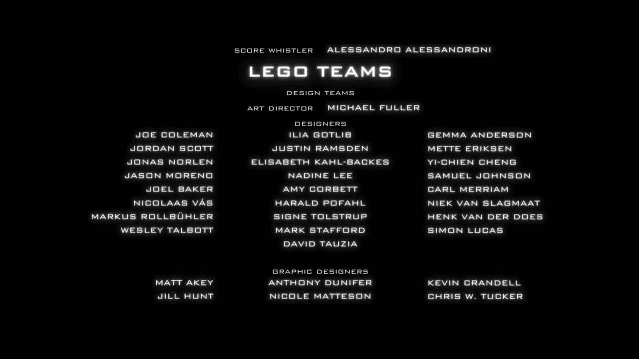 Lego Batman Movie Credits