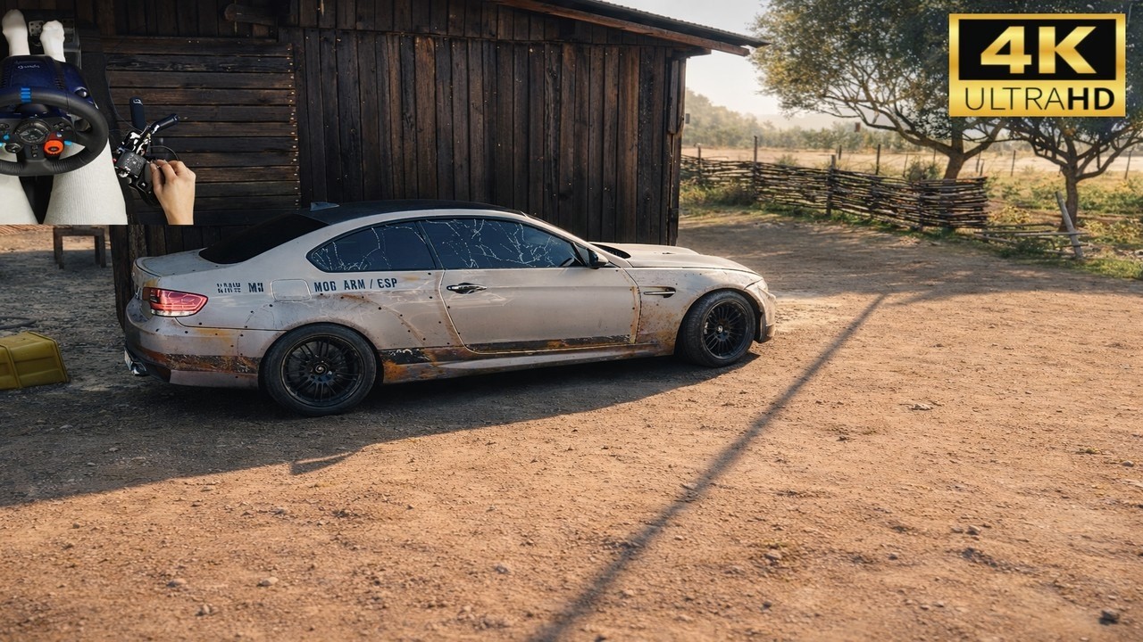 Rebuilding BMW M3 (1000hp) LogitechG29 l SteeringWheel l 4K Forza Horizon 5 #forzahorizon5