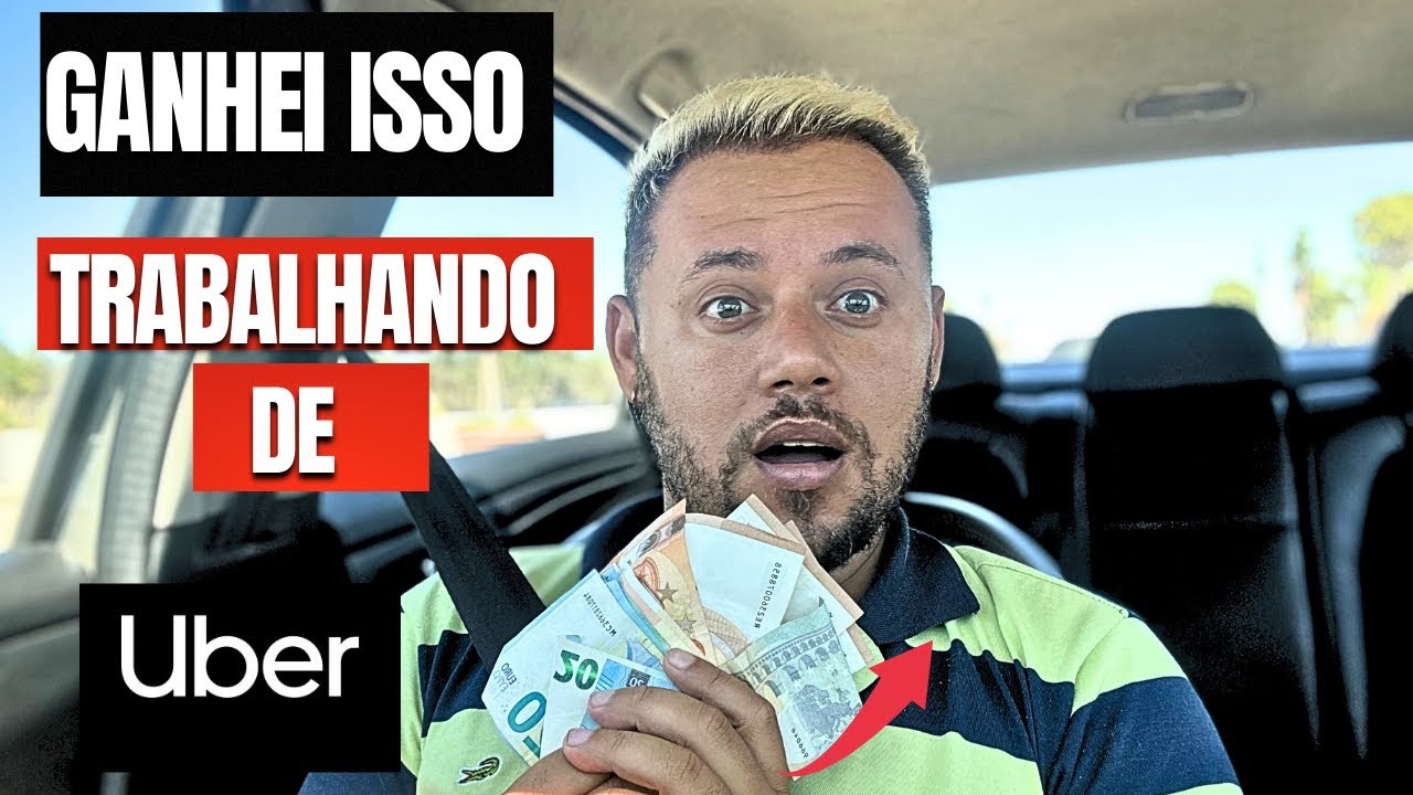 Quantos Euros eu GANHO trabalhando de UBER em Portugal?