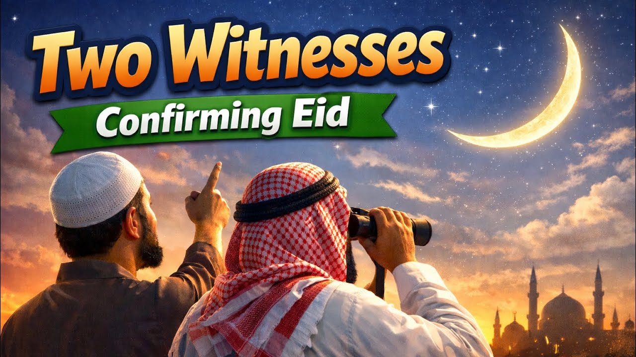 The Two Witnesses: Confirming the End of Ramadān#ramadan #shawal #ramadhan #ramzan #moonsighting 