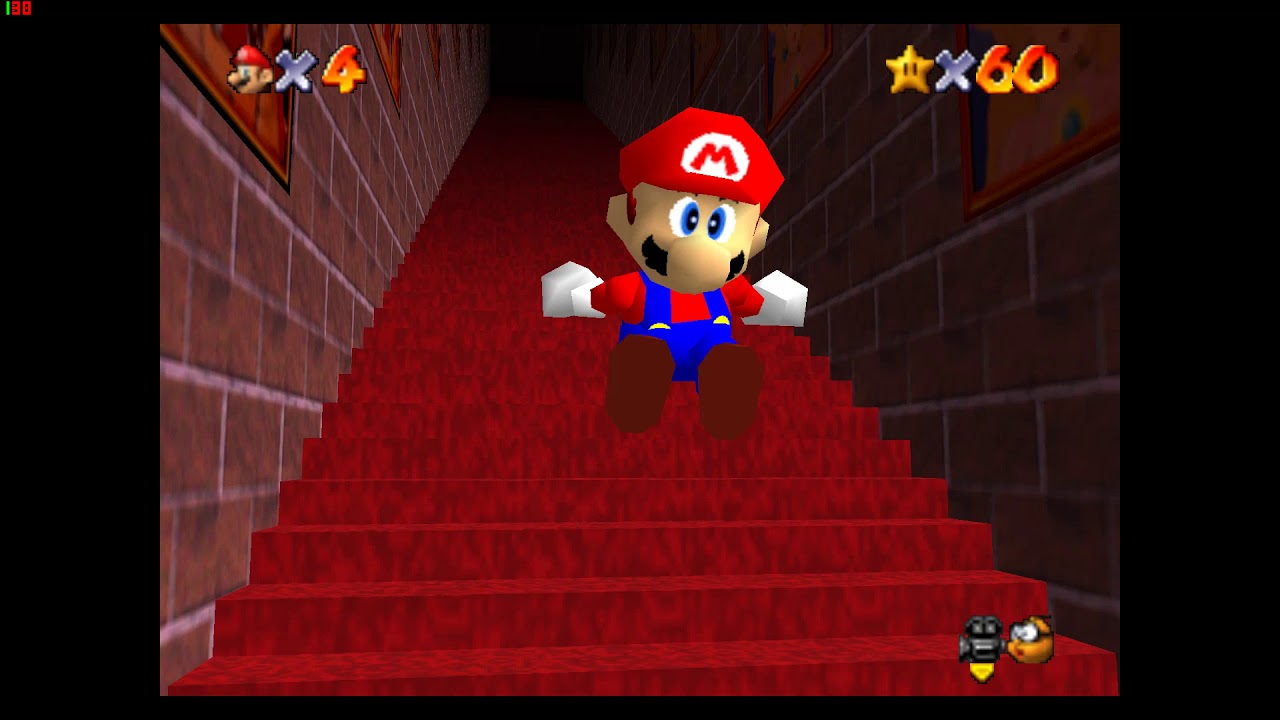Three Minutes Plus of Me Attempting the Mario 64 BLJ and then Doing It