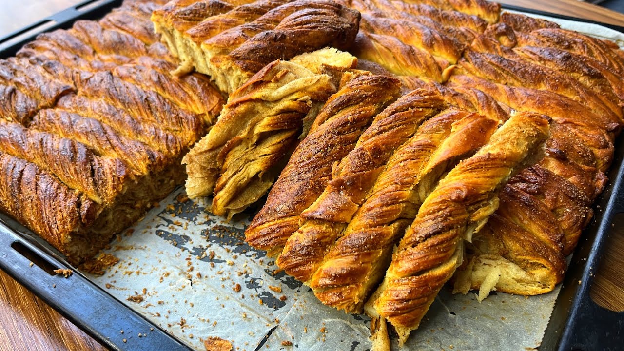 ÖYLE BİR YÖNTEMLE YAPTIM Kİ ❗️ KADAYIF GİBİ TEL TEL OLDULAR ✌️ YUMUŞACIK HAŞHAŞLI ÇÖREK TARİFİ 💯