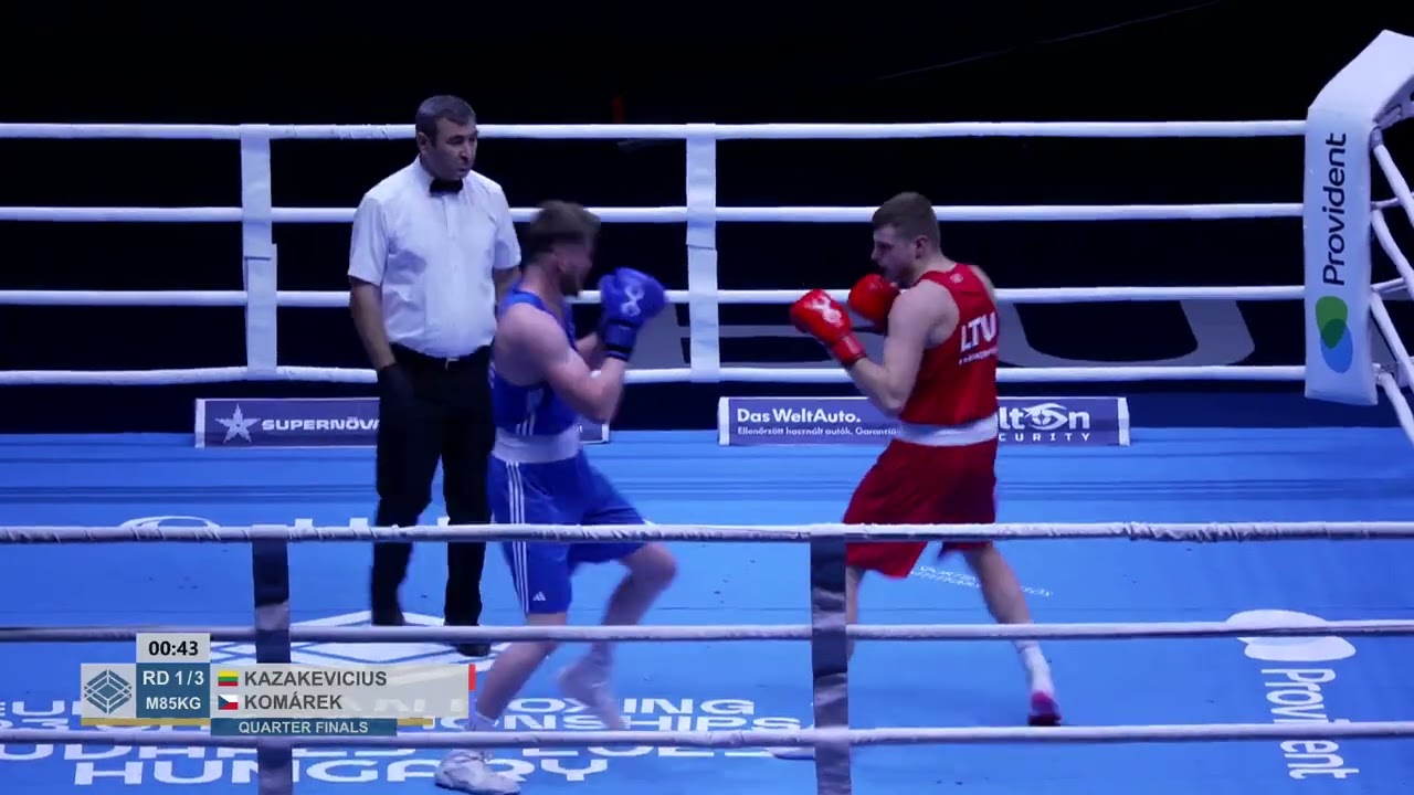 Arnas Kazakevičius (LTU) vs. Daniel Komárek (CZE) European U23 Championships 2025 QF's (85kg)