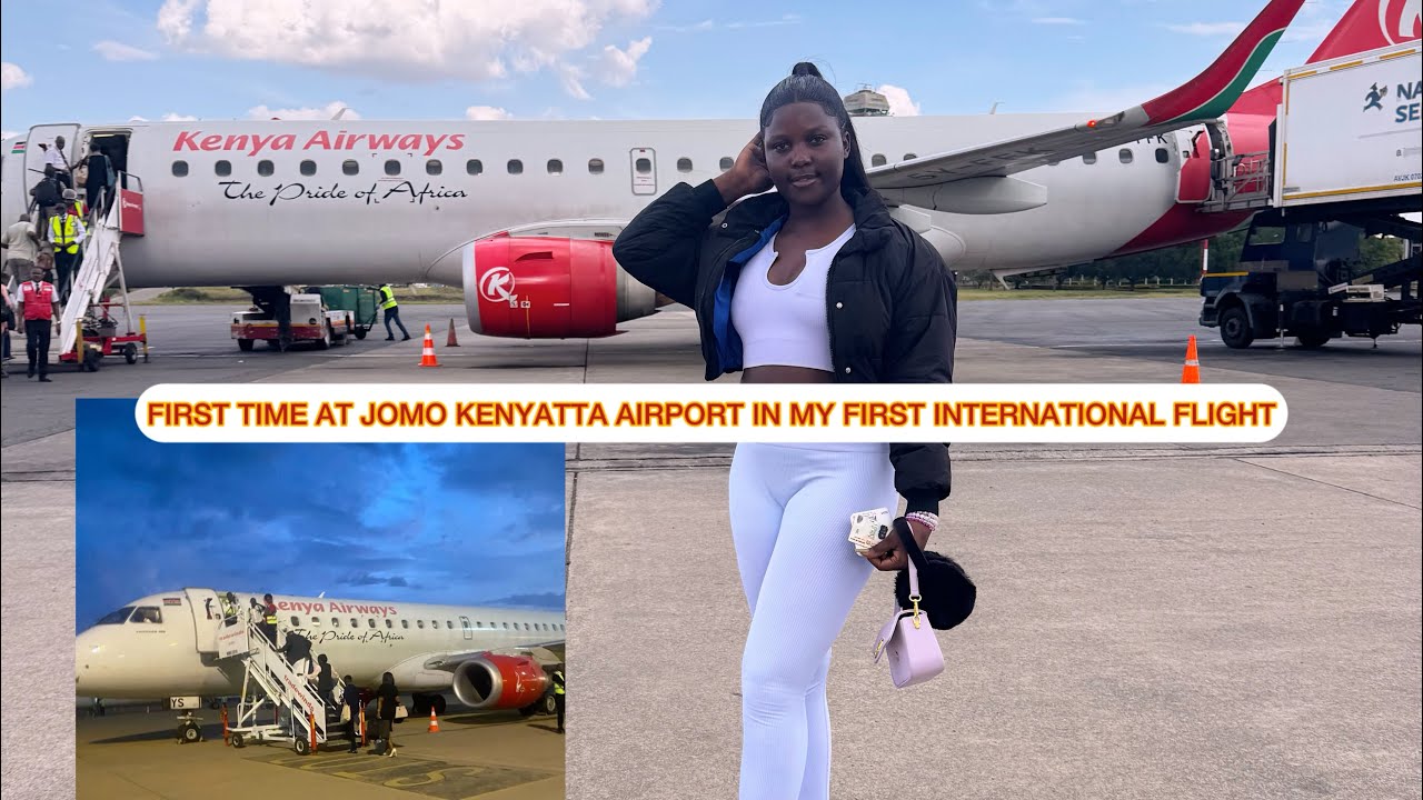 MY FIRST TIME AT JOMO KENYATTA INTERNATIONAL AIRPORT🥰❤️❤️ #travel #challenge #vlog #funny