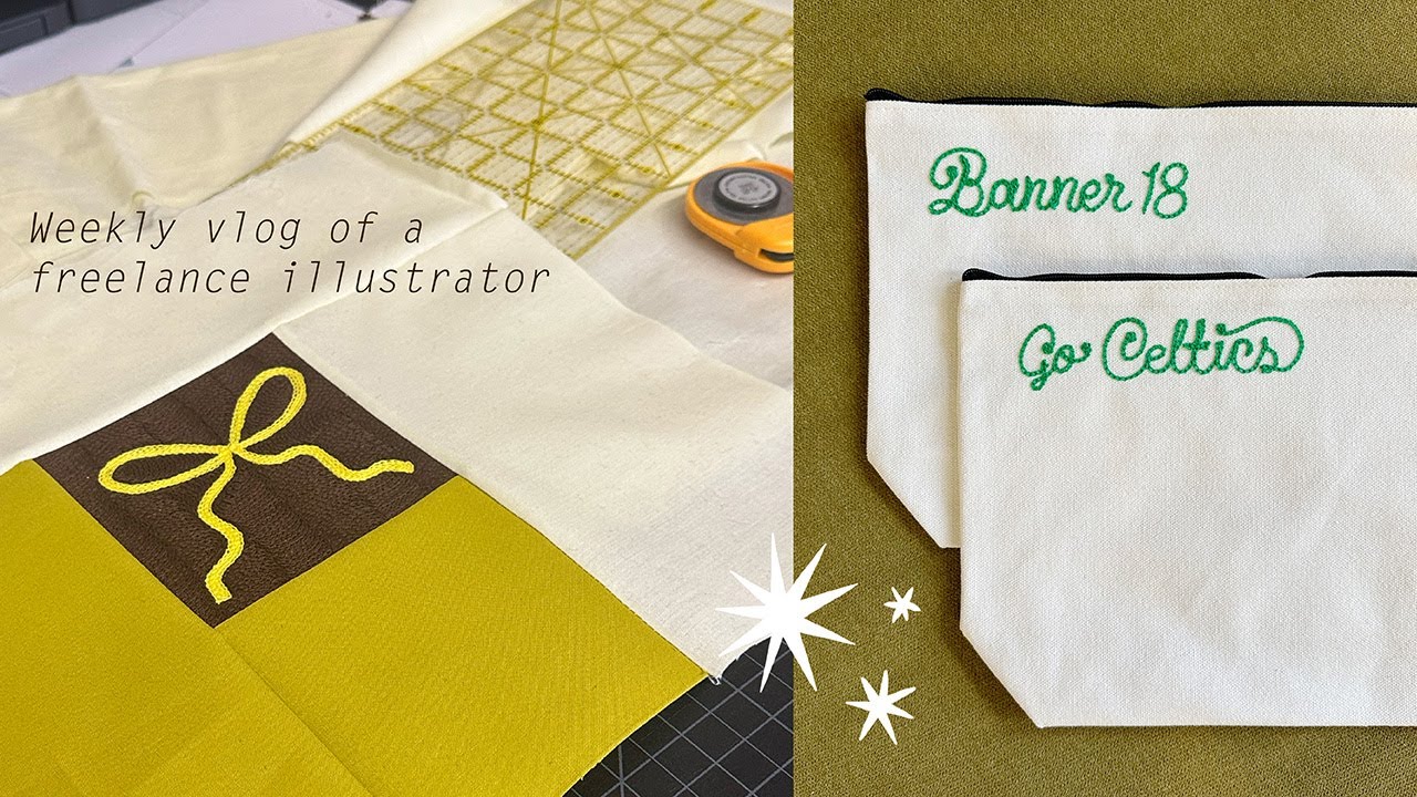 ✿ Weekly Vlog of a Freelance Illustrator ✿ Early March ✿